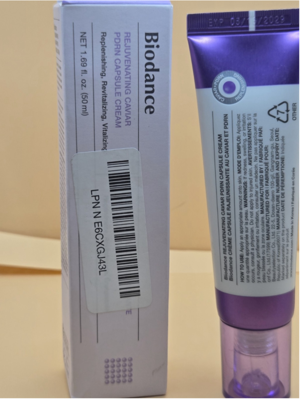 Biodance Rejuvenating Caviar PDRN Capsule Cream 50ml New In Box - Exp 03/2029 - Picture 5 of 5